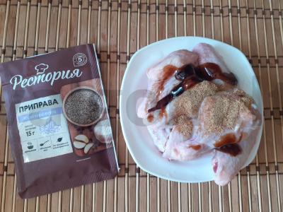 Traškūs sparneliai terijaki padaže su česnaku pipirais Žingsnis 2