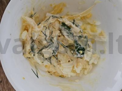 Rūteliai iš rūkytos šoninės Žingsnis 3