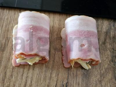 Rūteliai iš rūkytos šoninės Žingsnis 5