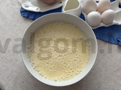 Blynai su kumpiu ir mocarela Žingsnis 2