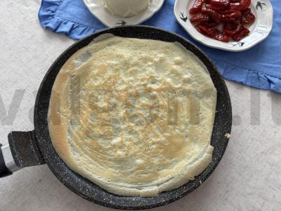 Blynai su kumpiu ir mocarela Žingsnis 5