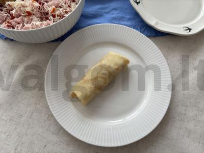 Blynai su kumpiu ir mocarela Žingsnis 10