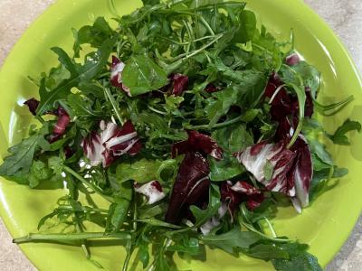 Salotos su krevetėmis, kriauše ir sūriu Žingsnis 6