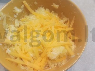 Šventinis salotas su raudona žuvimi Žingsnis 3