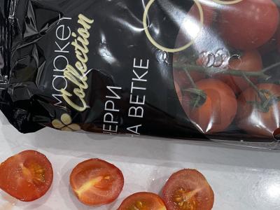 Užkandis „Pomidorai su traškučiais“ Žingsnis 1