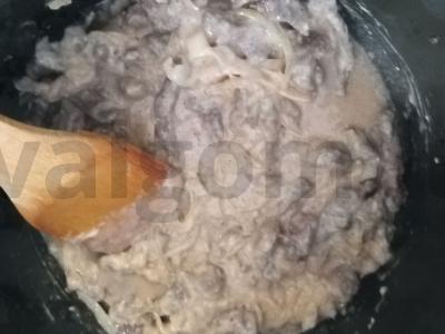 Jautienos bifšteksas grietinėlėje Žingsnis 9