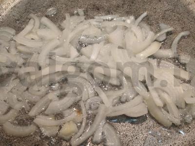 Kvapnus graikiškas „Fakoriso“ su lęšiais ir ryžiais Žingsnis 1