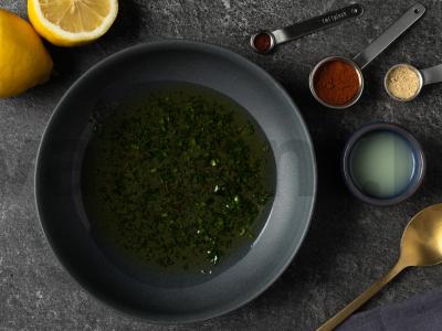 Tilapija su citrina ir daržovėmis Žingsnis 1