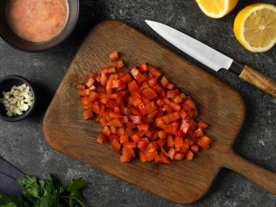 Tilapija su citrina ir daržovėmis Žingsnis 3