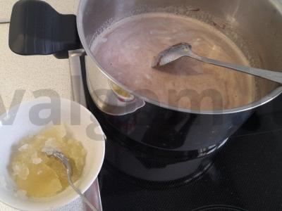 Šokoladinis žemės riešutų musas Žingsnis 4