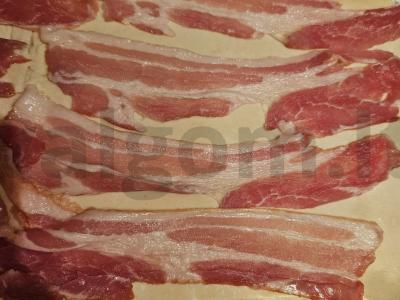 Sluoksniuotos sraigės su mocarela ir bekonu Žingsnis 2