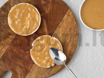 Sumuštinis „Pelėda“ ant ryžių duonos Žingsnis 1