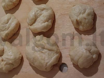 Vatrushka su varške ir džemu Žingsnis 1