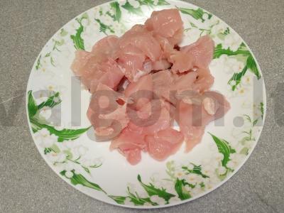 Orkaitėje kepti kalakutienos šašlykai, marinuoti adžikoje Žingsnis 2