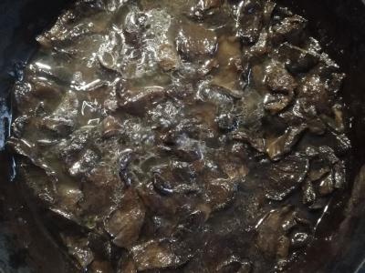 Kopūstų ir grybų pyragas Žingsnis 6