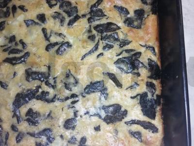 Kopūstų ir grybų pyragas Žingsnis 9