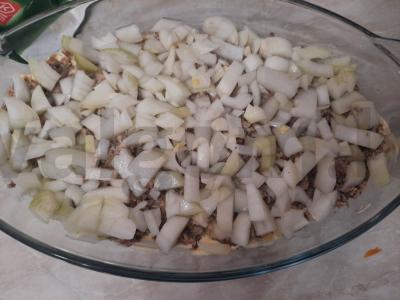 Salotos su žuvimi, kiaušiniais ir daržovėmis Žingsnis 9