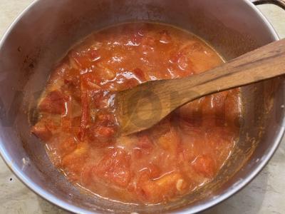 Pomidorų krienų padažas iš stalo krieno Žingsnis 11