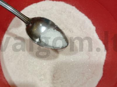 Smėlinis pyragas su abrikosais Žingsnis 3