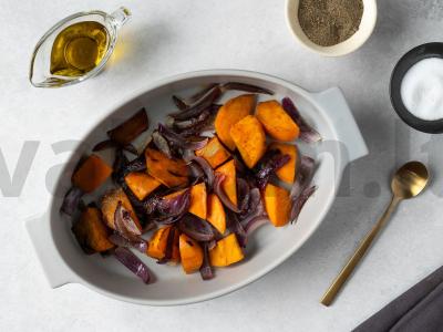 Vištienos ir garstyčių padažo salotos Žingsnis 2