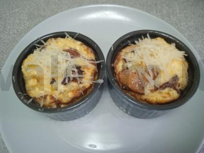 Omletas su voveraitėmis ir parmezanu Žingsnis 6