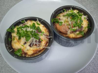 Omletas su voveraitėmis ir parmezanu pagrindine nuotrauka