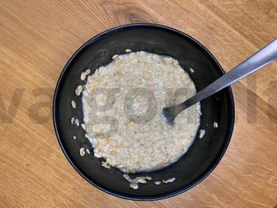 Avižų blynas su sūriu ir bananais Žingsnis 2