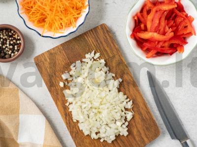 Sūrusis sriuba su rūkyta šonine Žingsnis 1