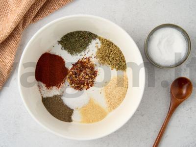 Lašišų steikai prieskoniuose ant grotelių Žingsnis 1