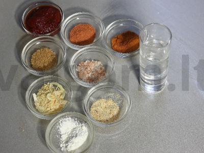 Tako su vištiena ir meksikietiška mišraine Žingsnis 1