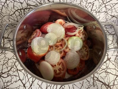 Tirštas jautienos ir daržovių sriuba Žingsnis 3