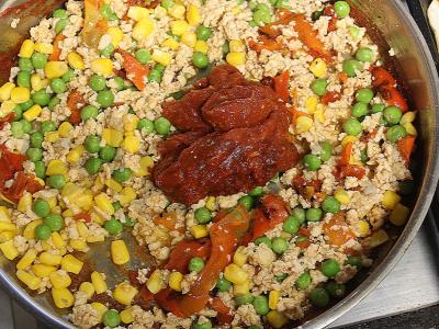 Tako su vištiena ir meksikietiška mišraine Žingsnis 7