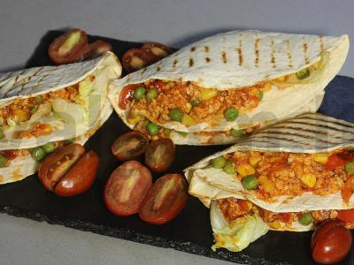 Tako su vištiena ir meksikietiška mišraine pagrindine nuotrauka