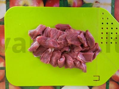 Antras patiekalas „Jautiena ir daržovių jūra“ Žingsnis 3