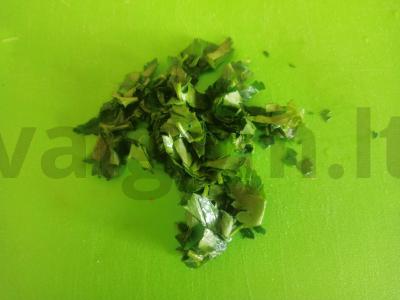 Salotos su raudonaisiais pupelėmis ir sėlenomis Žingsnis 2