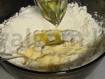 Varenikai su saldžiais vyšniomis ir varškės kremu Žingsnis 3