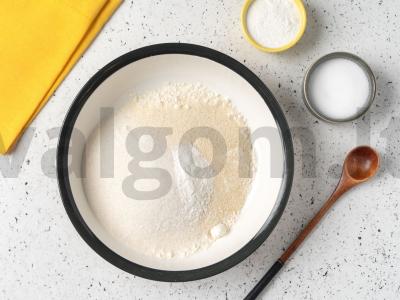 Vegetariškas obuolių pyragas Žingsnis 1