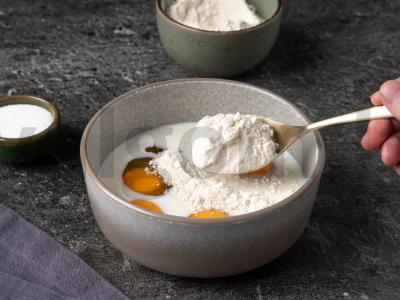 Olandų blynas su silke silpnos druskos Žingsnis 2