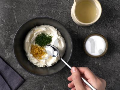 Olandų blynas su silke silpnos druskos Žingsnis 5