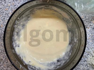 Varškės blynai su jogurtu ir bananais Žingsnis 2