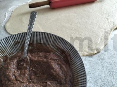 Vatrushkos „Obuolių-cinamono suktinukai“ Žingsnis 6