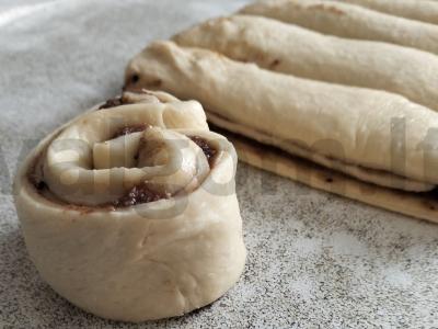 Vatrushkos „Obuolių-cinamono suktinukai“ Žingsnis 7