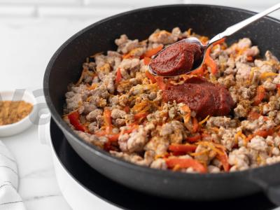 Troškinta kopūstai su faršu Žingsnis 4