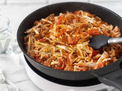 Troškinta kopūstai su faršu Žingsnis 7