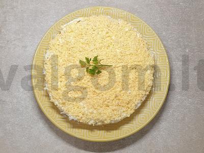 Salotas „Švelnumas“ su lašiša pagrindine nuotrauka