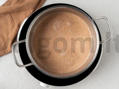 Namų šokoladinis ledai Žingsnis 2