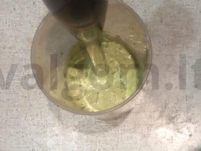 Vištiena su daržovėmis žaliame padaže Žingsnis 8