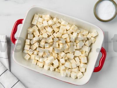 Risotto su salierų šaknimis ir stručiais Žingsnis 1