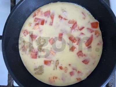 Omletas su tunu pusryčiams Žingsnis 6