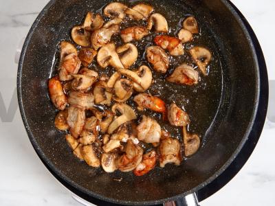 Krevetėmis užpildytos tartaletės Žingsnis 3